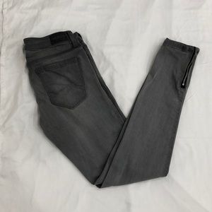 Gray skinny jeans